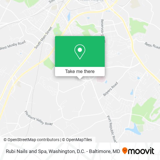Rubi Nails and Spa map