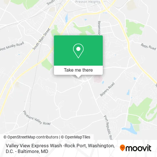 Valley View Express Wash -Rock Port map