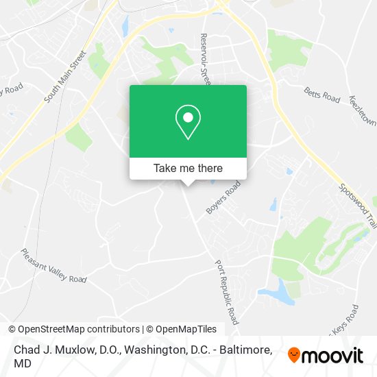 Chad J. Muxlow, D.O. map