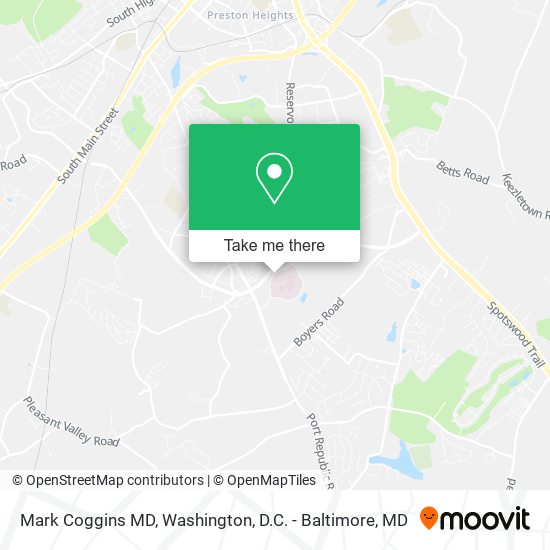 Mark Coggins MD map