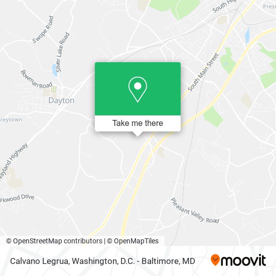 Calvano Legrua map