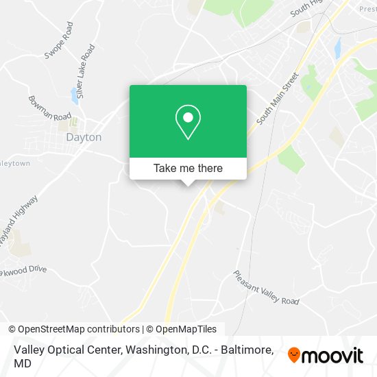Valley Optical Center map