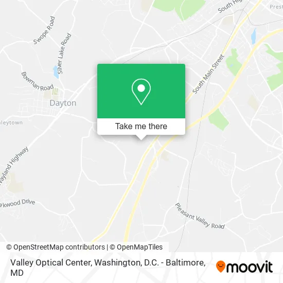 Valley Optical Center map