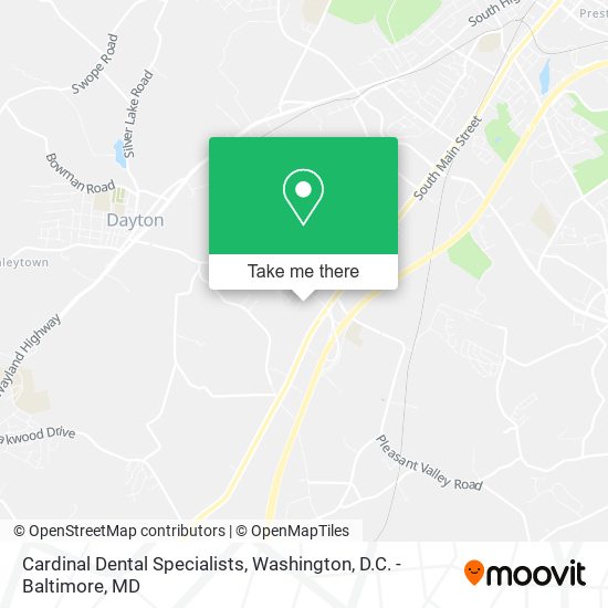 Cardinal Dental Specialists map
