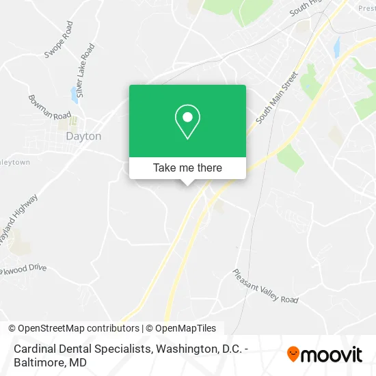 Cardinal Dental Specialists map