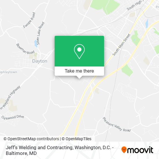 Mapa de Jeff's Welding and Contracting