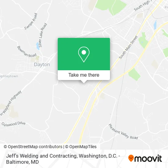 Jeff's Welding and Contracting map