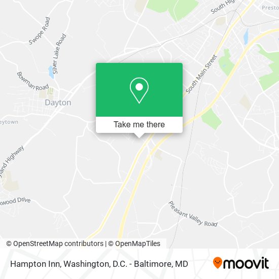 Hampton Inn map