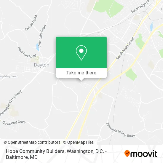 Hope Community Builders map