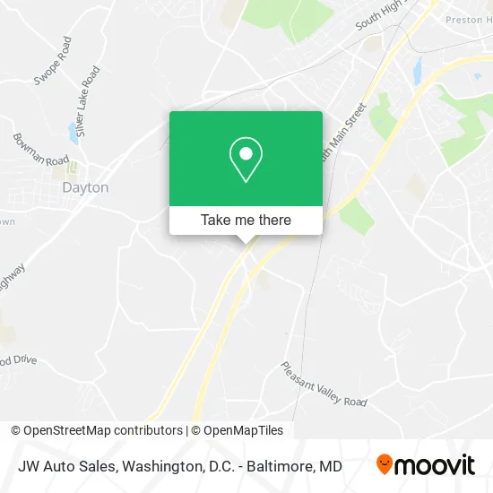 JW Auto Sales map