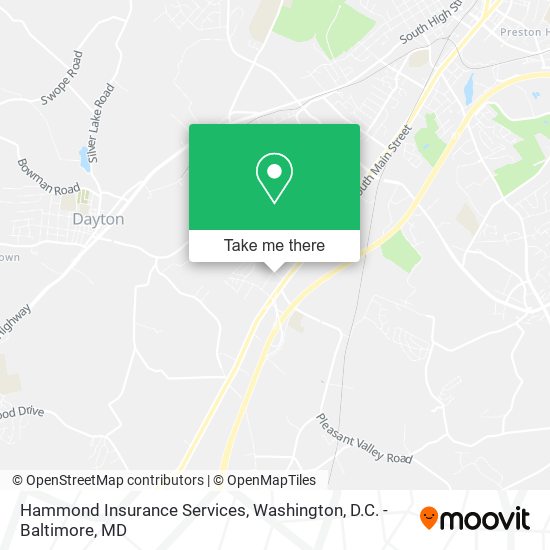 Hammond Insurance Services map