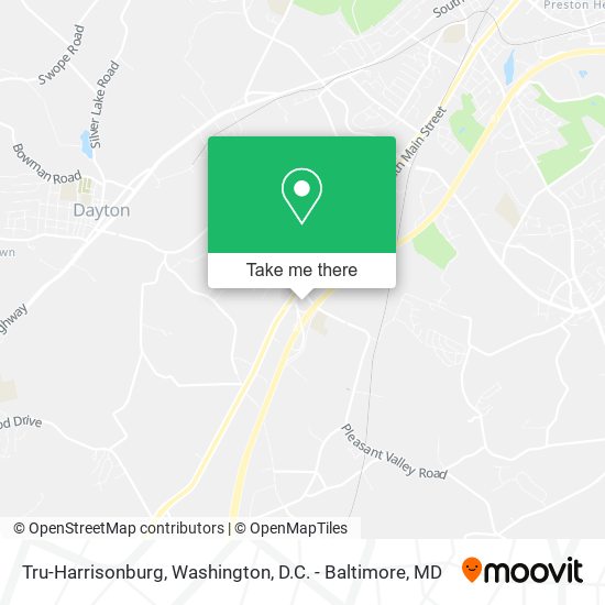 Tru-Harrisonburg map