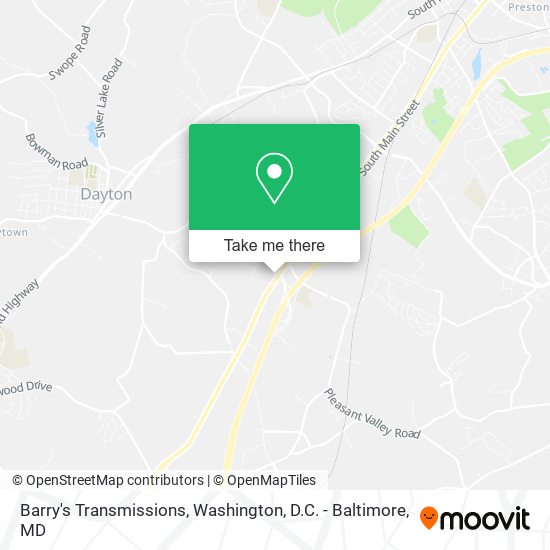 Barry's Transmissions map