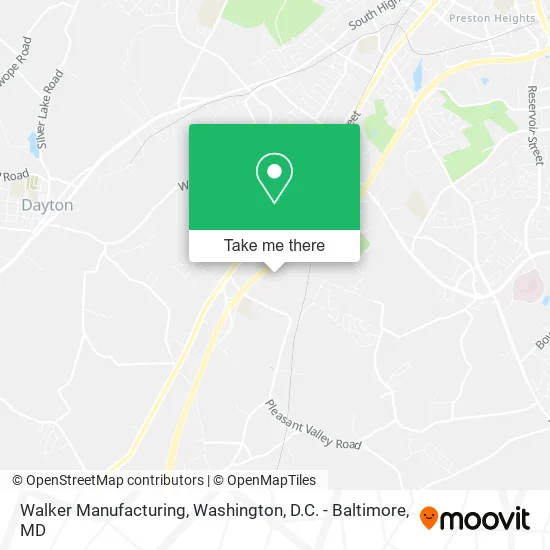 Mapa de Walker Manufacturing