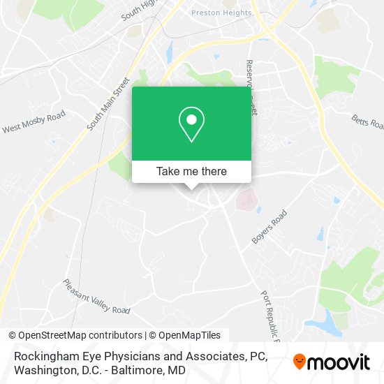 Rockingham Eye Physicians and Associates, PC map
