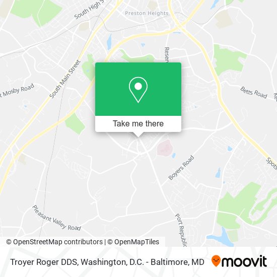 Troyer Roger DDS map