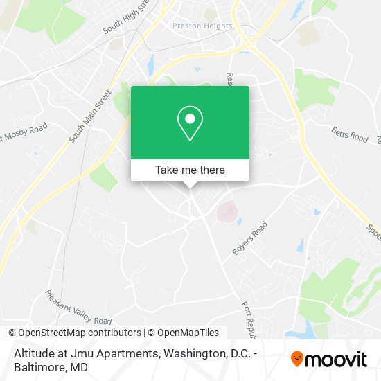 Altitude at Jmu Apartments map