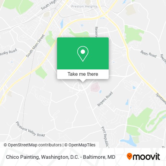 Chico Painting map
