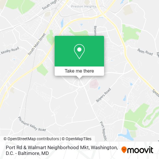 Port Rd & Walmart Neighborhood Mkt map