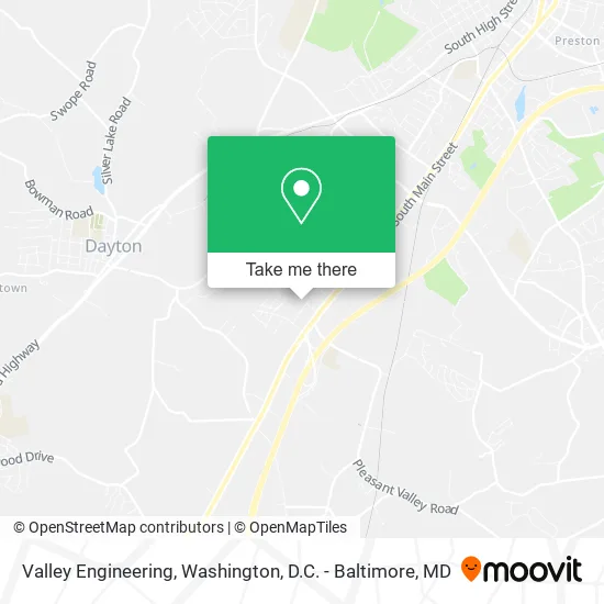 Valley Engineering map