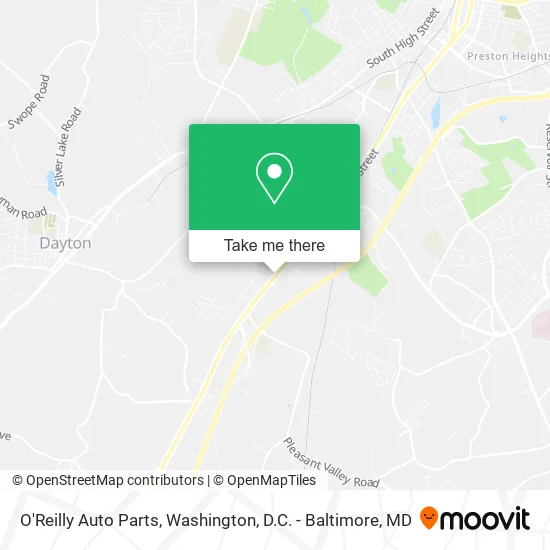 Mapa de O'Reilly Auto Parts