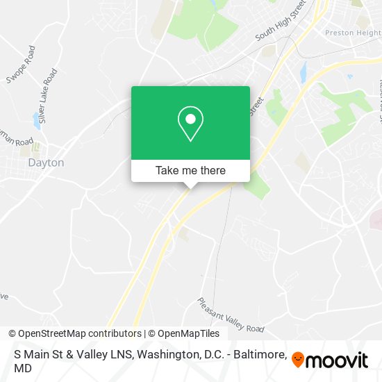 S Main St & Valley LNS map