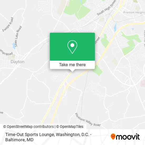 Mapa de Time-Out Sports Lounge