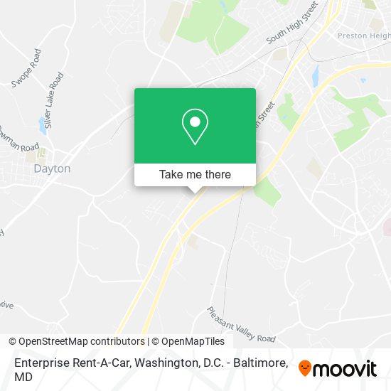 Mapa de Enterprise Rent-A-Car