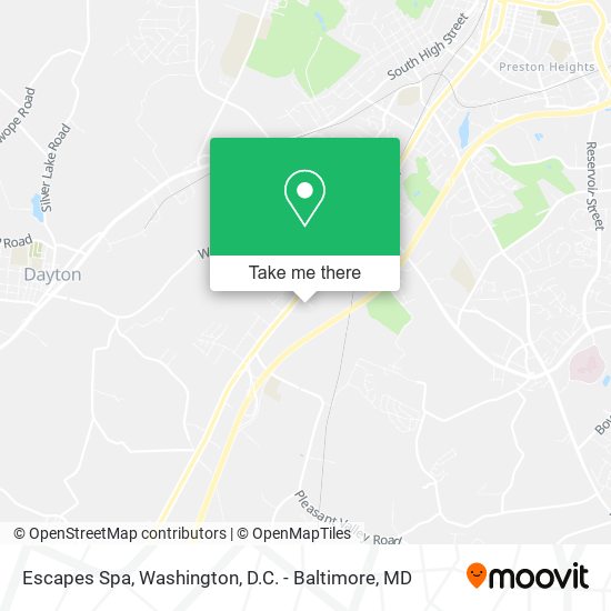 Escapes Spa map