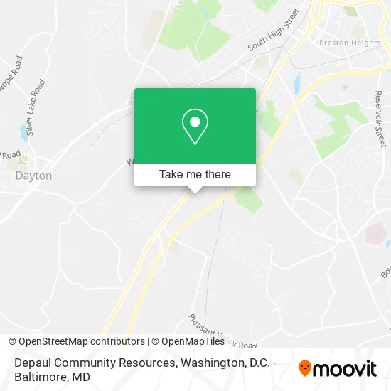 Depaul Community Resources map