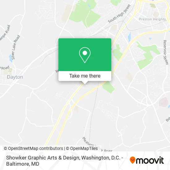 Showker Graphic Arts & Design map
