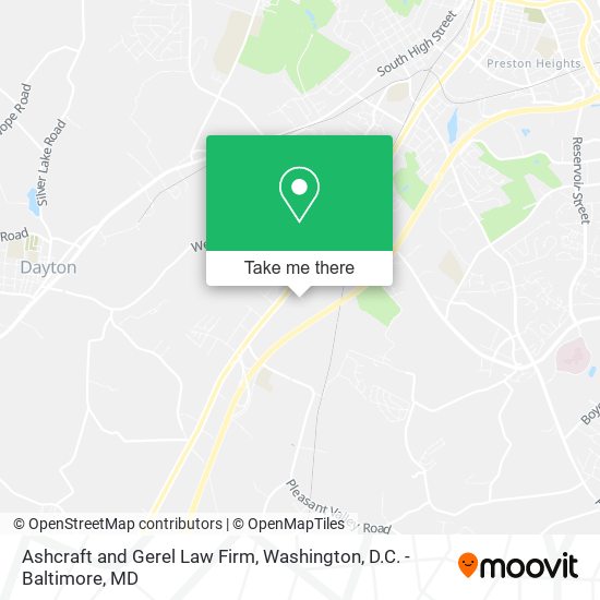 Ashcraft and Gerel Law Firm map