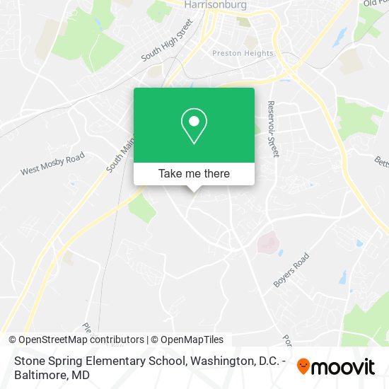 Mapa de Stone Spring Elementary School