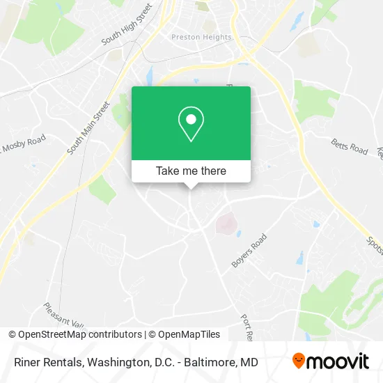 Riner Rentals map