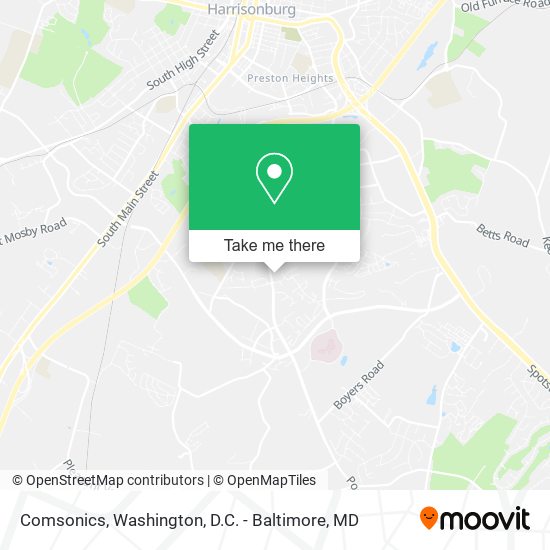 Comsonics map