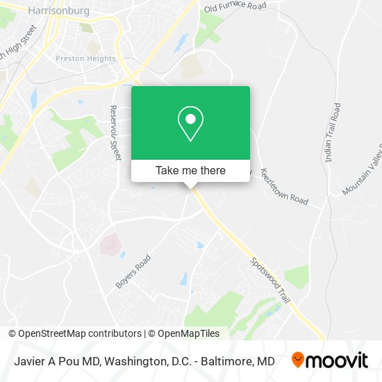 Javier A Pou MD map