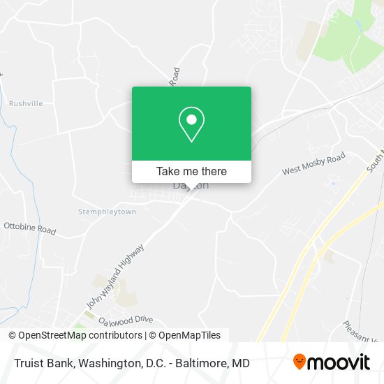 Truist Bank map