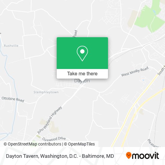 Dayton Tavern map