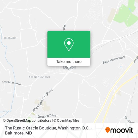 The Rustic Oracle Boutique map