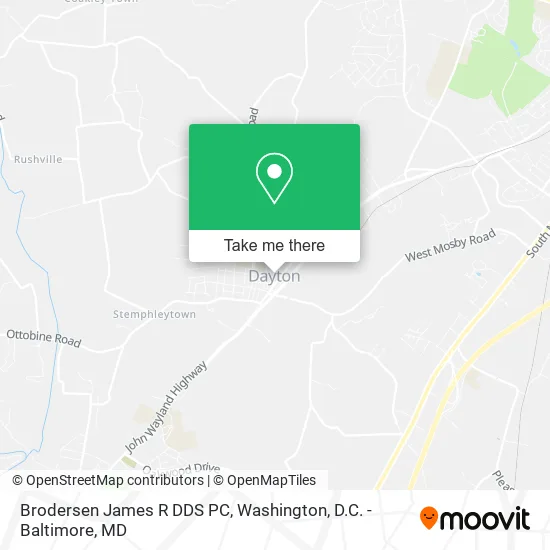 Brodersen James R DDS PC map