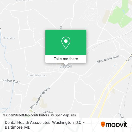 Dental Health Associates map