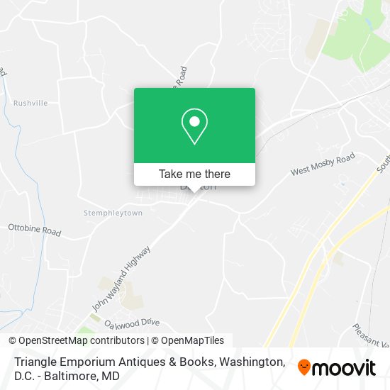 Triangle Emporium Antiques & Books map