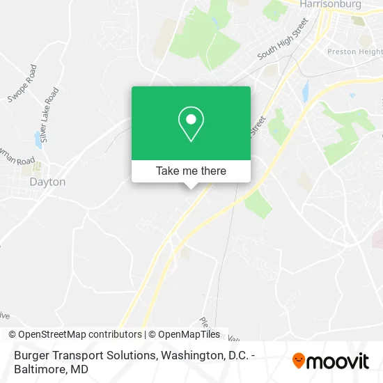 Burger Transport Solutions map