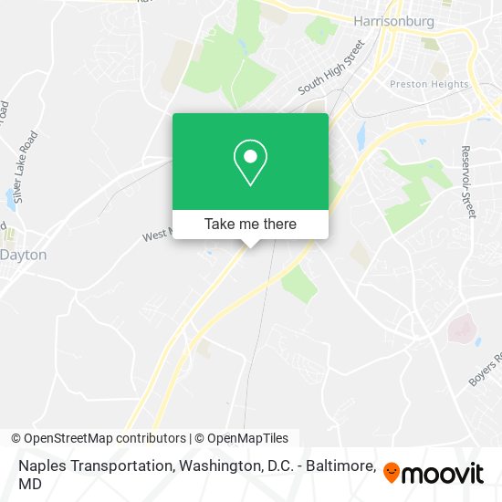 Mapa de Naples Transportation