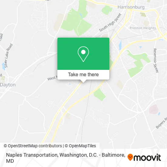 Mapa de Naples Transportation