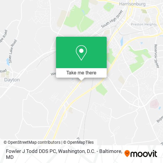 Fowler J Todd DDS PC map