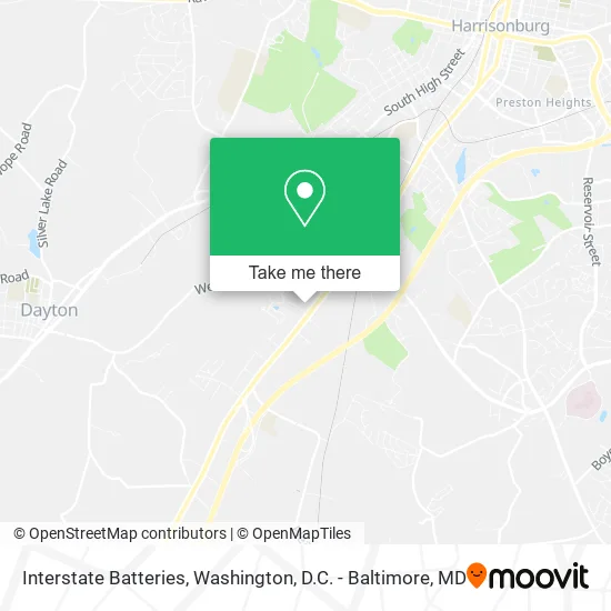 Interstate Batteries map