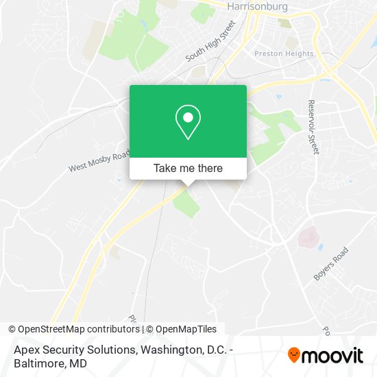 Mapa de Apex Security Solutions