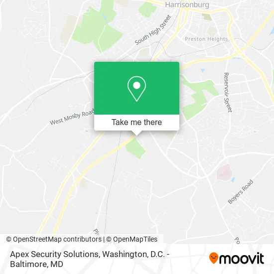 Mapa de Apex Security Solutions