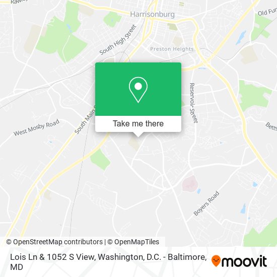 Mapa de Lois Ln & 1052 S View